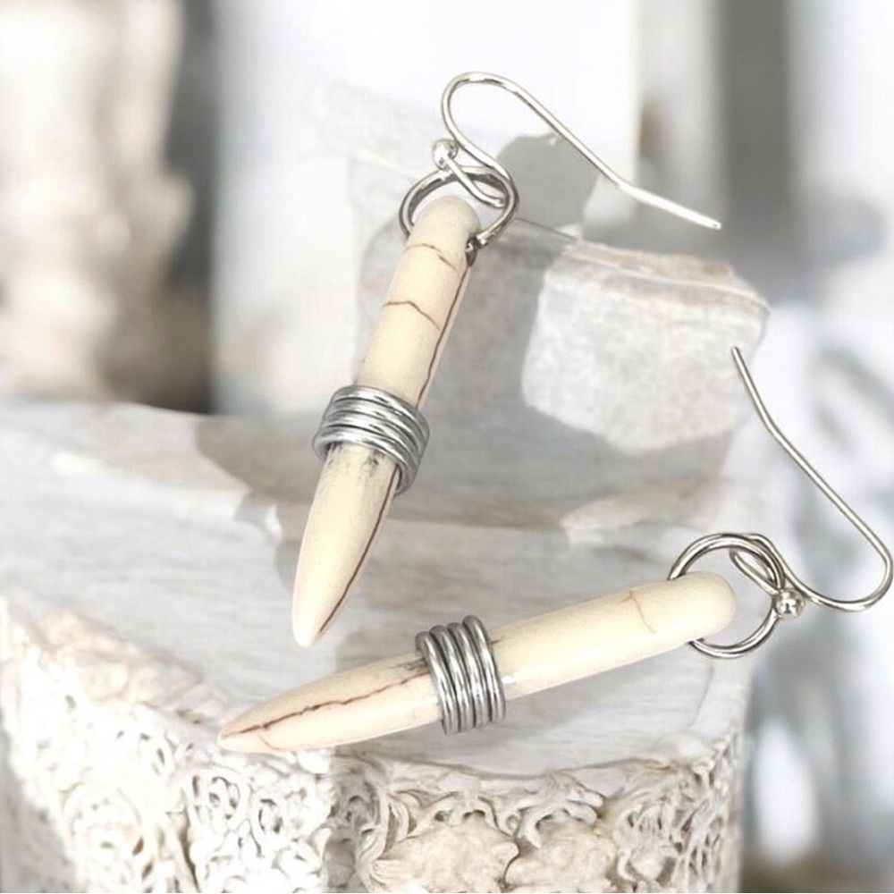 5 For $25💫Wrapped Buff Spikes Dangles Earrings